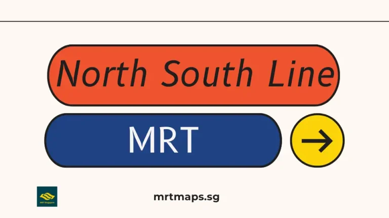 North South Line MRT Map