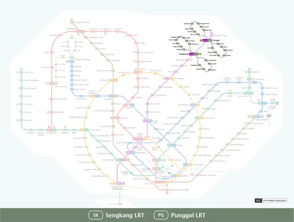 Sengkang & Punggol LRT Lines Singapore